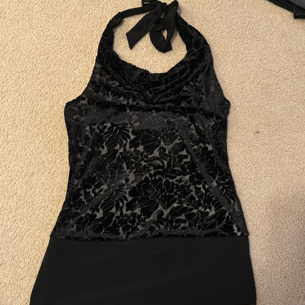Beautiful velvet lace halter top from Black House White Market.